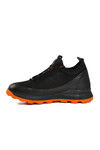 Black Genuine Leather Mens Sneakers 10201 M