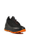 Black Genuine Leather Mens Sneakers 10201 M