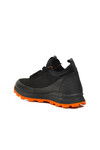 Black Genuine Leather Mens Sneakers 10201 M