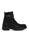 Black Nubuck Genuine Leather Mens Boots 381800 M