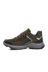 Khaki Faux Leather Mens Outdoor Shoes PC-31422 M