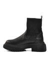 Black Flexible Ankle Womens Chelsea Boots Pc-52561 Z