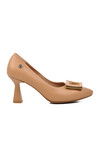 Beige Womens High Heel Shoes PC-53103 Z