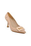 Cream Womens High Heel Shoes PC-54029 Z