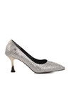 Silver Womens High Heel Shoes PC-54049 Z