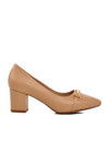 Beige Womens High Heel Shoes PC-54212 Z
