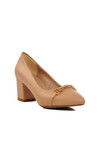 Beige Womens High Heel Shoes PC-54212 Z