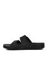 Black Nubuck Lightweight Mens Slippers PC-7241 M