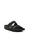 Black Nubuck Lightweight Mens Slippers PC-7241 M