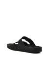 Black Nubuck Lightweight Mens Slippers PC-7241 M