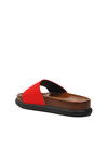 Red Womens Slippers PC-7272 Z