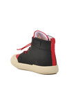 Black-Red Childrens Sneakers 17 B
