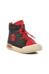 Black-Red Childrens Sneakers 17 P