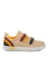 Beige-Yellow Childrens Sneakers 6502 P