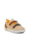 Beige-Yellow Childrens Sneakers 6502 P
