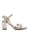 Silver Womens Evening Shoes S-126 Z
