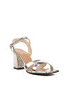 Silver Womens Evening Shoes S-126 Z