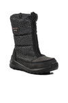 Black Glitter Waterproof Girls Snow Boots F7447 F