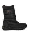 Textile Black Waterproof Womens Snow Boots Z7447 Z