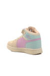 Bej-Lila-Yeşil  Çocuk Hi Sneaker Sloga Hı F