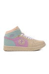 Beige-Lilac-Green Unisex Hi Sneaker Sloga Hı G