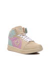 Beige-Lilac-Green Unisex Hi Sneaker Sloga Hı G