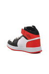 Siyah-Beyaz-Kırmızı  Unisex Hi Sneaker Sloga Hı G