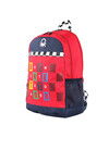 Red-Navy Unisex School Bag 03766