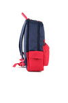 Navy Blue-Red Unisex School Bag 03789
