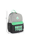 Grey-Green Unisex School Bag 03841