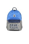 Blue-Gray Unisex School Bag 03845