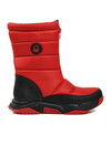 Red Water Repellent Womens Snow Boots Bn-30396 Z