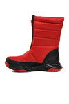Red Water Repellent Womens Snow Boots Bn-30396 Z
