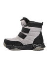 Gray-Black Water Repellent Childrens Snow Boots Bn-70000 F