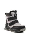 Gray-Black Water Repellent Childrens Snow Boots Bn-70000 F