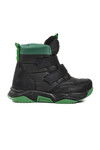 Black-Green Water Repellent Childrens Snow Boots Bn-70000 F