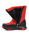 Red Water Repellent Childrens Snow Boots Bn-70004 F